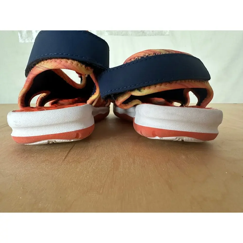 Lands' End Kids Water Shoes Youth Size 1 Navy Blue Orange